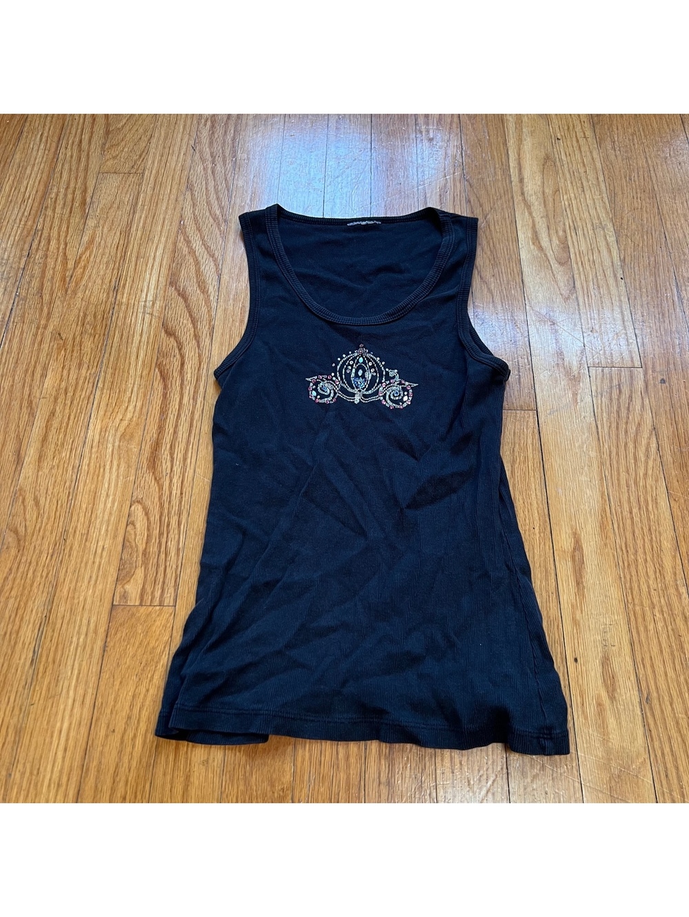 Y2K cinderella carriage Disneyland tank top